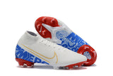 NIKE Mercurial Superfly VII 360 Elite FG Blue Red - soccerstory
