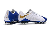 NIke Hypervenom Phantom III DF FG White Blue - soccerstory