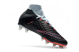 Nike Hypervenom Phantom III DF FG Soccer Cleats Black Pink Army Blue - soccerstory