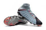 Nike Hypervenom Phantom III DF FG Soccer Cleats Black Pink Army Blue - soccerstory