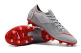 NIKE Mercurial Superfly VI 360 Elite AG High Low Silver Red - soccerstory