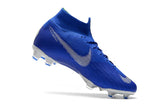 NIKE Mercurial Superfly VI 360 Elite FG Blue Silver - soccerstory