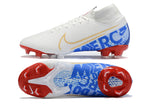 NIKE Mercurial Superfly VII 360 Elite FG Blue Red - soccerstory