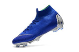 NIKE Mercurial Superfly VI 360 Elite FG Blue Silver - soccerstory
