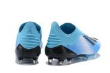 Adidas X 18.1 FG Black SkyBlue - soccerstory