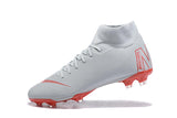 NIKE Mercurial Superfly VI 360 Elite FG Grey Red - soccerstory
