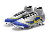 NIKE Mercurial Superfly VI 360 Elite FG Silver Blue Yellow Lining - soccerstory