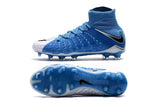 Nike Hypervenom Phantom III DF FG Soccer Cleats Sky Blue White Black - soccerstory