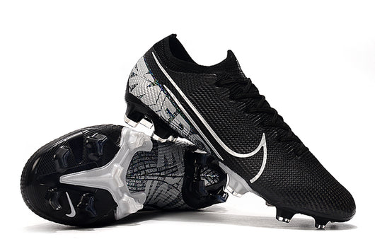Nike Mercurial Vapor 13 Elite FG Black White - soccerstory