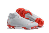 NIKE Mercurial Superfly VI 360 Elite FG Grey Red - soccerstory