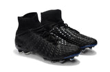 Nike Hypervenom Phantom III DF FG Soccer Cleats All Black - soccerstory