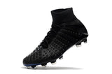Nike Hypervenom Phantom III DF FG Soccer Cleats All Black - soccerstory