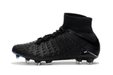 Nike Hypervenom Phantom III DF FG Soccer Cleats All Black - soccerstory