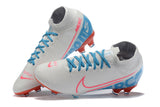 NIKE Mercurial Superfly VII 360 Elite FG White SkyBlue - soccerstory