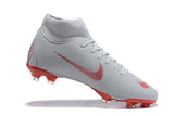 NIKE Mercurial Superfly VI 360 Elite FG Grey Red - soccerstory