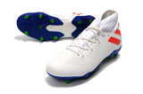 Adidas TPU Nemeziz 19.3 FG White Blue - soccerstory