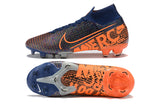 NIKE Mercurial Superfly VII 360 Elite FG Orange DarkBlue - soccerstory
