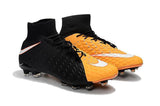 Nike Hypervenom Phantom III DF FG Soccer Cleats Black Laser Orange - soccerstory
