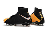 Nike Hypervenom Phantom III DF FG Soccer Cleats Black Laser Orange - soccerstory