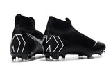 NIKE Mercurial Superfly VI 360 Elite FG Black White - soccerstory