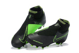 Nike Phantom Vision Elite DF FG Black Green Lining - soccerstory