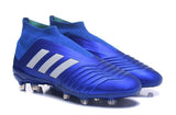 Adidas Predator 18+ FG Soccer Cleats Royal Blue White - soccerstory
