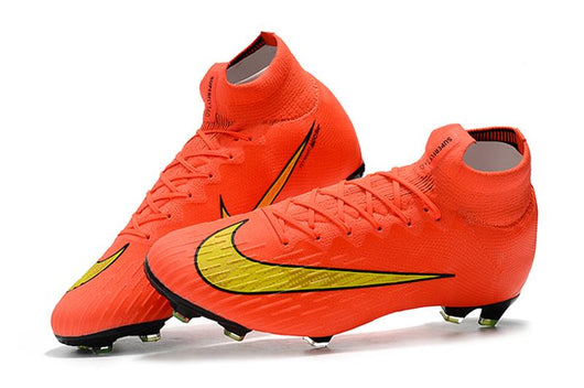 NIKE Mercurial Superfly VI 360 Elite FG Orange Yellow - soccerstory