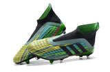 Adidas Predator 18+ FG Soccer Cleats Green Black Blue Yellow - soccerstory