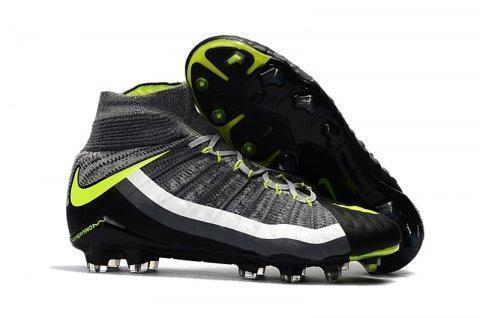 Nike Hypervenom Phantom III DF FG Soccer Cleats Midnight Fog Black - soccerstory
