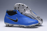 Nike Phantom Vision Elite DF FG Blue Silver Black - soccerstory