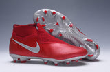 Nike Phantom Vision Elite DF FG Red Silver - soccerstory