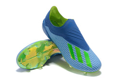 Adidas X 18+ FG Green SkyBlue - soccerstory