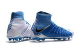 Nike Hypervenom Phantom III DF FG Soccer Cleats Sky Blue White Black - soccerstory