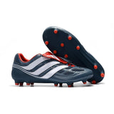 Adidas Predator Precision FG Soccer Cleats Navy White Red - soccerstory