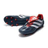 Adidas Predator Precision FG Soccer Cleats Navy White Red - soccerstory
