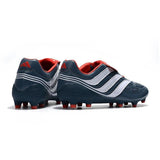 Adidas Predator Precision FG Soccer Cleats Navy White Red - soccerstory