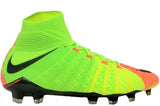 Nike Hypervenom Phantom III DF FG Soccer Cleats Electric Green Orange - soccerstory