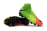 Nike Hypervenom Phantom III DF FG Soccer Cleats Electric Green Orange - soccerstory