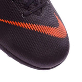Nike Mercurial VaporX XII Academy Turf Soccer Cleats Black Orange - soccerstory