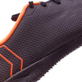 Nike Mercurial VaporX XII Academy IC Soccer Cleats Total Black Orange - soccerstory