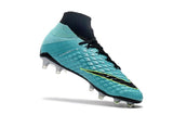 Nike Hypervenom Phantom III DF FG Soccer Cleats Black Turquoise Blue - soccerstory