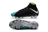 Nike Hypervenom Phantom III DF FG Soccer Cleats Black Turquoise Blue - soccerstory
