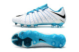 NIke Hypervenom Phantom III DF FG White Light Blue - soccerstory