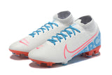 NIKE Mercurial Superfly VII 360 Elite FG White SkyBlue - soccerstory
