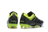 Adidas Copa 19.1 FG Black Green - soccerstory