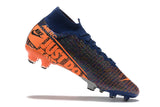 NIKE Mercurial Superfly VII 360 Elite FG Orange DarkBlue - soccerstory