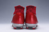 Nike Phantom Vision Elite DF FG Red Silver - soccerstory