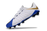 NIke Hypervenom Phantom III DF FG White Blue - soccerstory