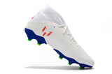 Adidas TPU Nemeziz 19.3 FG White Blue - soccerstory