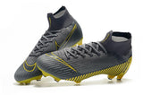 NIKE Mercurial Superfly VI 360 Elite FG Yellow Stripe Grey - soccerstory